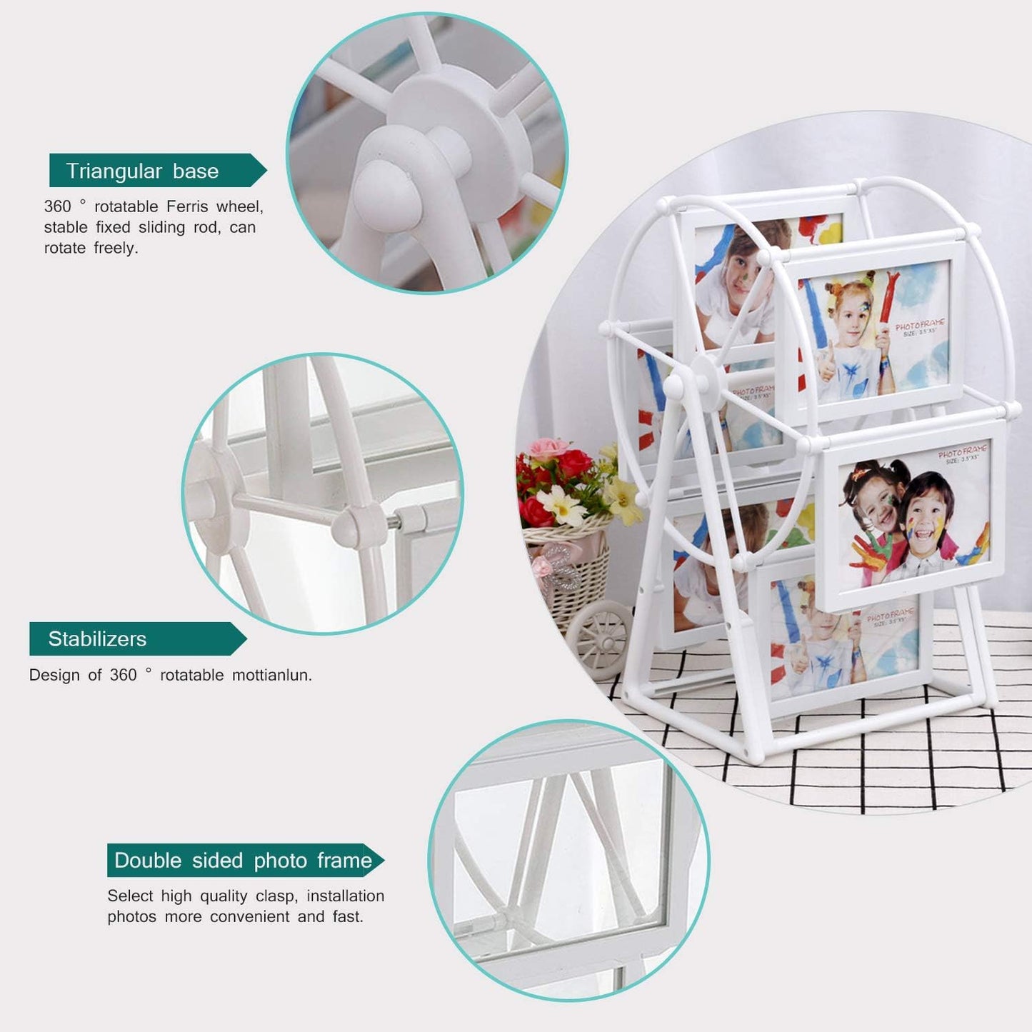 Rotate Wheel Photo Frame