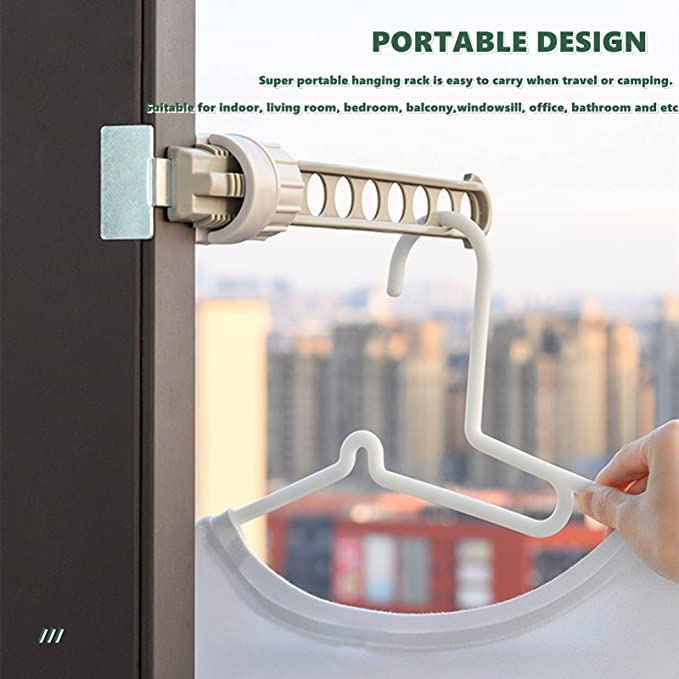 Multifunctional Window Hook Hanger Rack