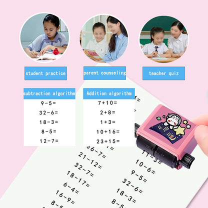 Digital Math Roller Stamp (Set of 4pcs)